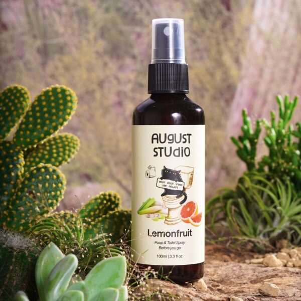 Xịt Khử Mùi Vệ Sinh Poop & Toilet Spray Before You Go Lemonfruit – August Studio | Hương Tinh Dầu Thiên Nhiên, Khử Mùi Tức Thì