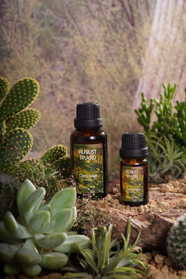 Tinh Dầu Thiên Nhiên Xô Thơm (Clary Sage) – August Studio | An Thần, Thư Giãn, Cân Bằng Tự Nhiên