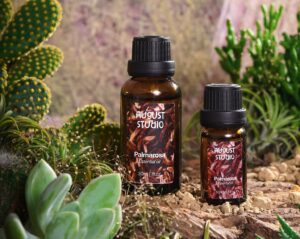 Tinh dầu Sả hoa hồng - Palmarosa August studio, 100% Nguyên chất từ thiên nhiên