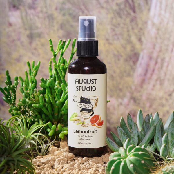 Xịt Khử Mùi Vệ Sinh Poop & Toilet Spray Before You Go Lemonfruit – August Studio | Hương Tinh Dầu Thiên Nhiên, Khử Mùi Tức Thì