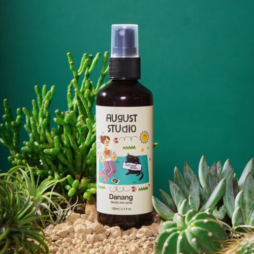 Xịt Thơm Đa Năng Bed & Linen Spray Danang – August Studio | Cam Chanh Mát Lành, Thư Giãn Nhẹ Nhàng
