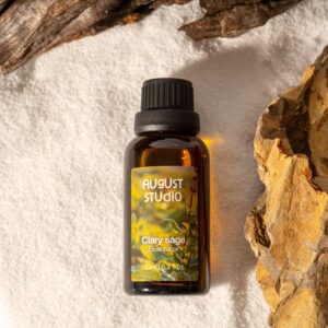 Tinh Dầu Thiên Nhiên Xô Thơm (Clary Sage) – August Studio | An Thần, Thư Giãn, Cân Bằng Tự Nhiên