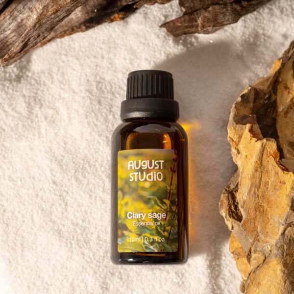 Tinh Dầu Thiên Nhiên Xô Thơm (Clary Sage) – August Studio | An Thần, Thư Giãn, Cân Bằng Tự Nhiên