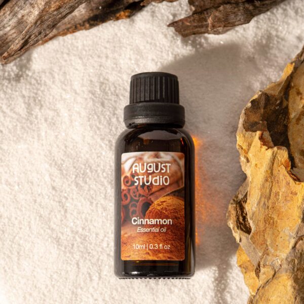 Tinh Dầu Thiên Nhiên Quế (Cinnamon) – August Studio | Ấm Nồng, Kháng Khuẩn, Khử Mùi Tự Nhiên