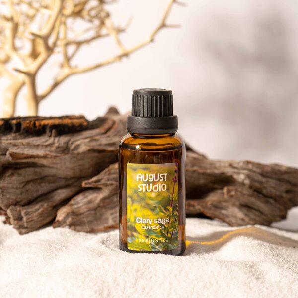 Tinh Dầu Thiên Nhiên Xô Thơm (Clary Sage) – August Studio | An Thần, Thư Giãn, Cân Bằng Tự Nhiên
