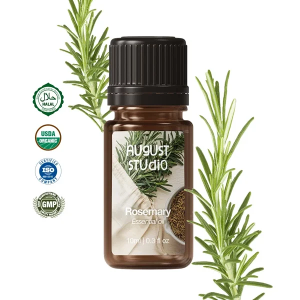 Tinh Dầu Thiên Nhiên Hương Thảo (Rosemary) – August Studio | Tỉnh Táo, Tăng Tập Trung, Thanh Lọc Không Khí