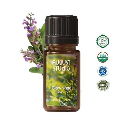 Tinh Dầu Thiên Nhiên Xô Thơm (Clary Sage) – August Studio | An Thần, Thư Giãn, Cân Bằng Tự Nhiên