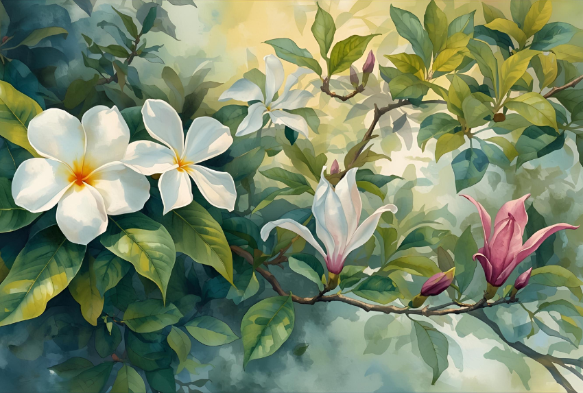 Phân Biệt Hoa Dành Dành, Hoa Nhài & Hoa Ngọc Lan